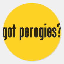 perogies obtenus ? adhésifs ronds