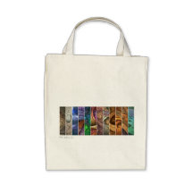 "Perpetuity" SE Organic Grocery Tote Canvas Bags
