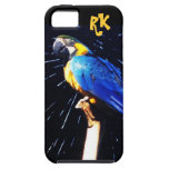 Perroquet bleu avec le cas de Vibe de l'iPhone 5 d Coques Case-Mate iPhone 5