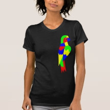 Perroquet coloré de simplicité - art de LONVIG T-shirt