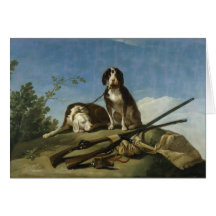 Perros en traílla Card
