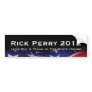 PERRY 2012 Texan In The White House Bumper Sticker