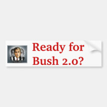 Perry Bush Sticker Bumper Stickers