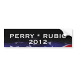PERRY / RUBIO 2012 Campaign Bumper Sticker