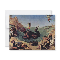 Perseus Freed Andromeda By Piero Di Cosimo Personalized Invitation