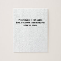 Perseverance Is Not A Long Race Puzzle