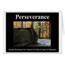 Perseverance Note Card
