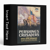 Pershings Crusaders World War II Vinyl Binder