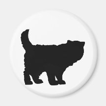 Persian cat refrigerator magnet