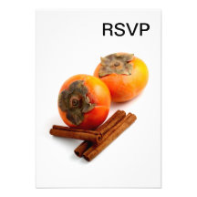 Persimmon Cinnamon Invite