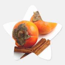 Persimmon Cinnamon Star Sticker