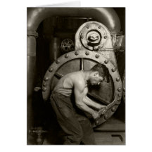 Persistence   ~Carnegie / Hine Greeting Card