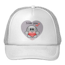 Persoanlize Cute "Love You" Mesh Hats