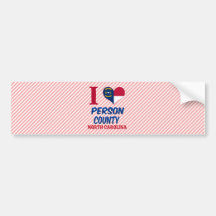 Person County, North Carolina Bumper Sticker