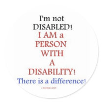 PERSON WITH A DISABILITY 1