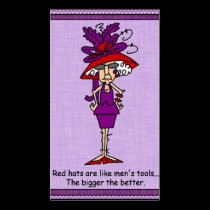 Personal Card Red Hat Lady business cards