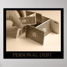 Personal Debt House of Cards Poster
