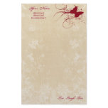 Personal Stationery Letterhead, Butterfly stationery