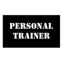 Personal Trainer Business Card