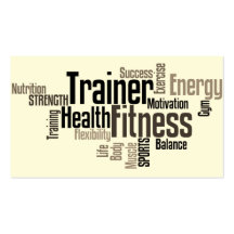 Personal Trainer Business Card