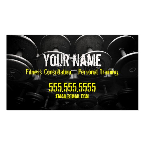 Personal Trainer Business Card