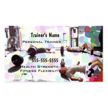Personal Trainer Business Card