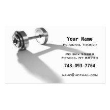 Personal Trainer Business Card