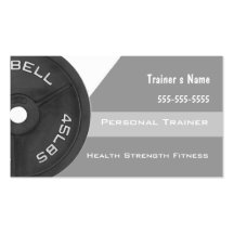 Personal Trainer Business Card Template