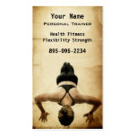 Personal Trainer Business Card Templates