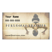 Personal Trainer Business Cards