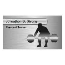 Personal Trainer Business Cards