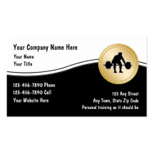 Personal Trainer Business Cards