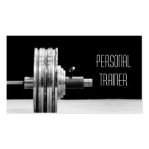 Personal Trainer, Fitness Business Card