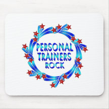 Personal Trainers Rock Red Stars Mousepad