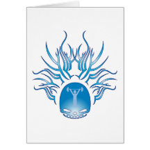 Personal Training Skull Greeting Cards