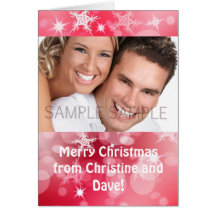Personalised Christmas card