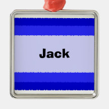 Personalised Christmas Decoration Blue Christmas Ornament