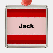 Personalised Christmas Decoration Red Ornament