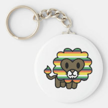 !*PERSONALISED*! Cute funky lion! Keychains