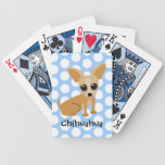 Personalizable Tan Chihuahua Bicycle Card Decks