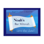 Personalize a Bar Mitzvah Postcard