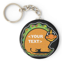 Personalize a Dinosaur, <YOUR TEXT> Key Chains