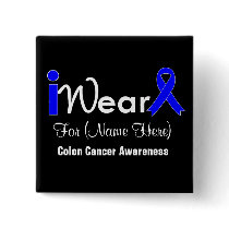 Personalize Blue Ribbon Colon Cancer