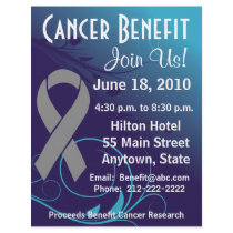 Personalize Cancer Benefit  - Brain Cancer Flyer