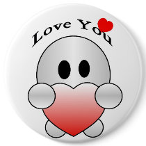 PERSONALIZE "I LOVE YOU" CUTE CHARACTER
