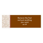 PERSONALIZE IT! CUSTOM Profile Cards Business Card Template