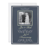 Personalize it! Photo 25th Anniversary/DIY colour! invitations