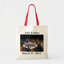 Personalize Las Vegas Wedding Bag