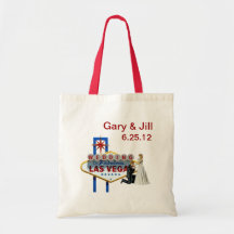 Personalize Las Vegas Wedding Bag, Bride & Groom