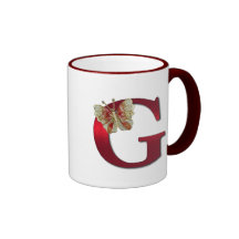PERSONALIZE LETTER NAME MUGS